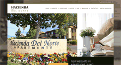 Desktop Screenshot of haciendadelnorteapts.com